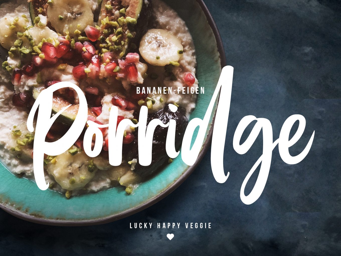 Porridge mit Bananen und Feigen
